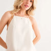 And The Why Sleeveless Basic Cami Top - IVORY