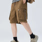 Men's Plus Size Drawstring Loose Fit Cargo Shorts - Farnelli