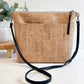 Carry Courage VISIONARY silver cross body bag with adjustable strap and sleek metallic finish