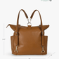 The Lillian Diaper Bag - Cognac