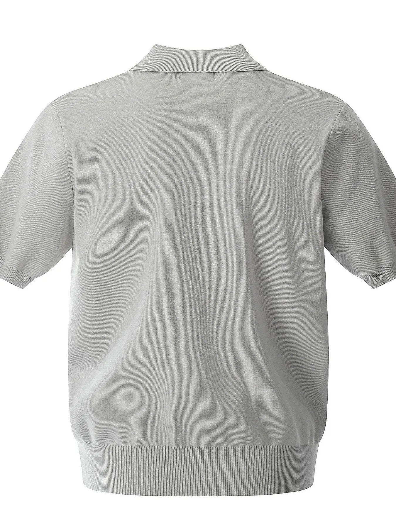 Men's Button Detail Short Sleeve Knit Polo - Farnelli