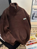 Men's Half-Zip Long Sleeve Sweater - Farnelli