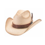 Bullhide Moonshine genuine Panama straw cowboy hat by HatCountry, featuring a classic western crown and brim