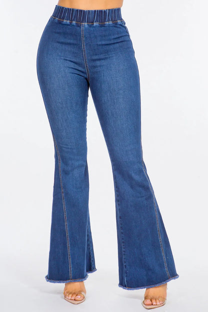 American Bazi High Waist Curvy Flare Jeans - Farnelli