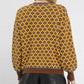 Umgee Abstract Print Crew Neck Sweater - Farnelli