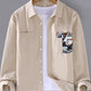 Men's Plus Size Button Up Long Sleeve Shirt - Farnelli
