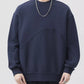 Men's Plus Size Round Neck Long Sleeve Sweatshirt - Farnelli