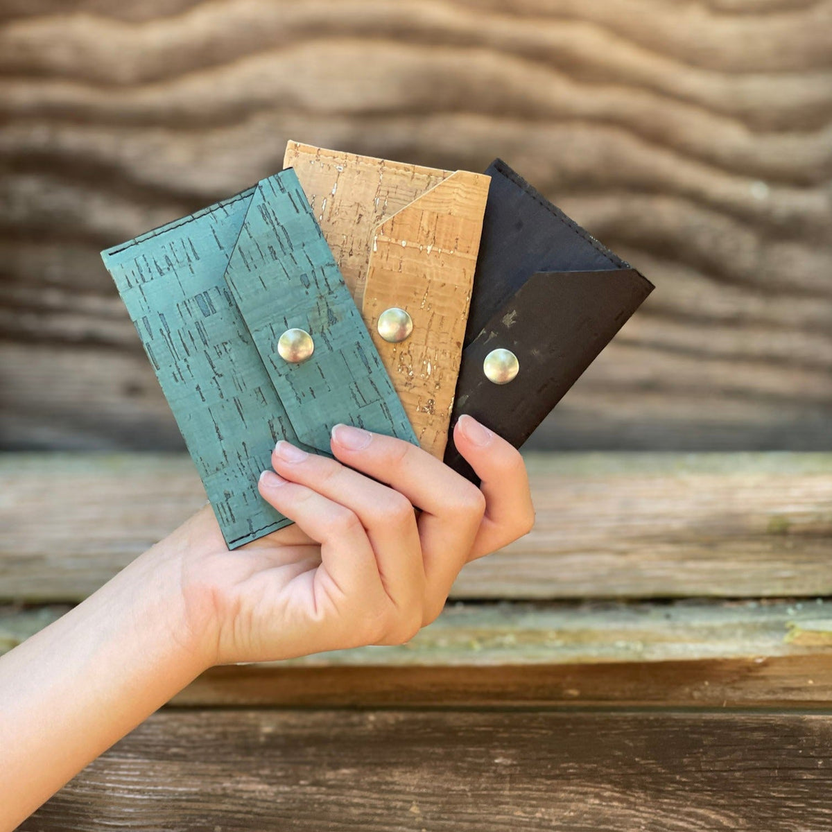 Carry Courage PETITE card wallet in a compact design, photographed against a neutral background