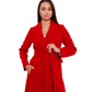 Lafayette Cashmere Blend Overcoat in Ruby
