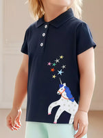 Children's Button Detail Short Sleeve Polo - Farnelli