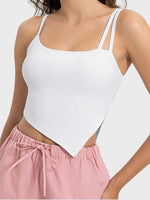 Millennia Slit Asymmetrical Neck Active Cami - Farnelli