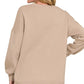 Zenana Full Size Fleece Hi-low Boyfriend Sweatshirts with Pockets Plus Size - Farnelli