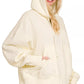 Zenana Oversized Fleece Kangaroo Pocket Hoodie - Farnelli