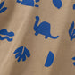 Children's Dinosaur Round Neck Top and Shorts Set - Farnelli