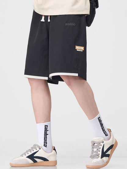 Men's Plus Size Drawstring Loose Fit Shorts - Farnelli