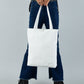 White Leather Shoulder Tote Bag