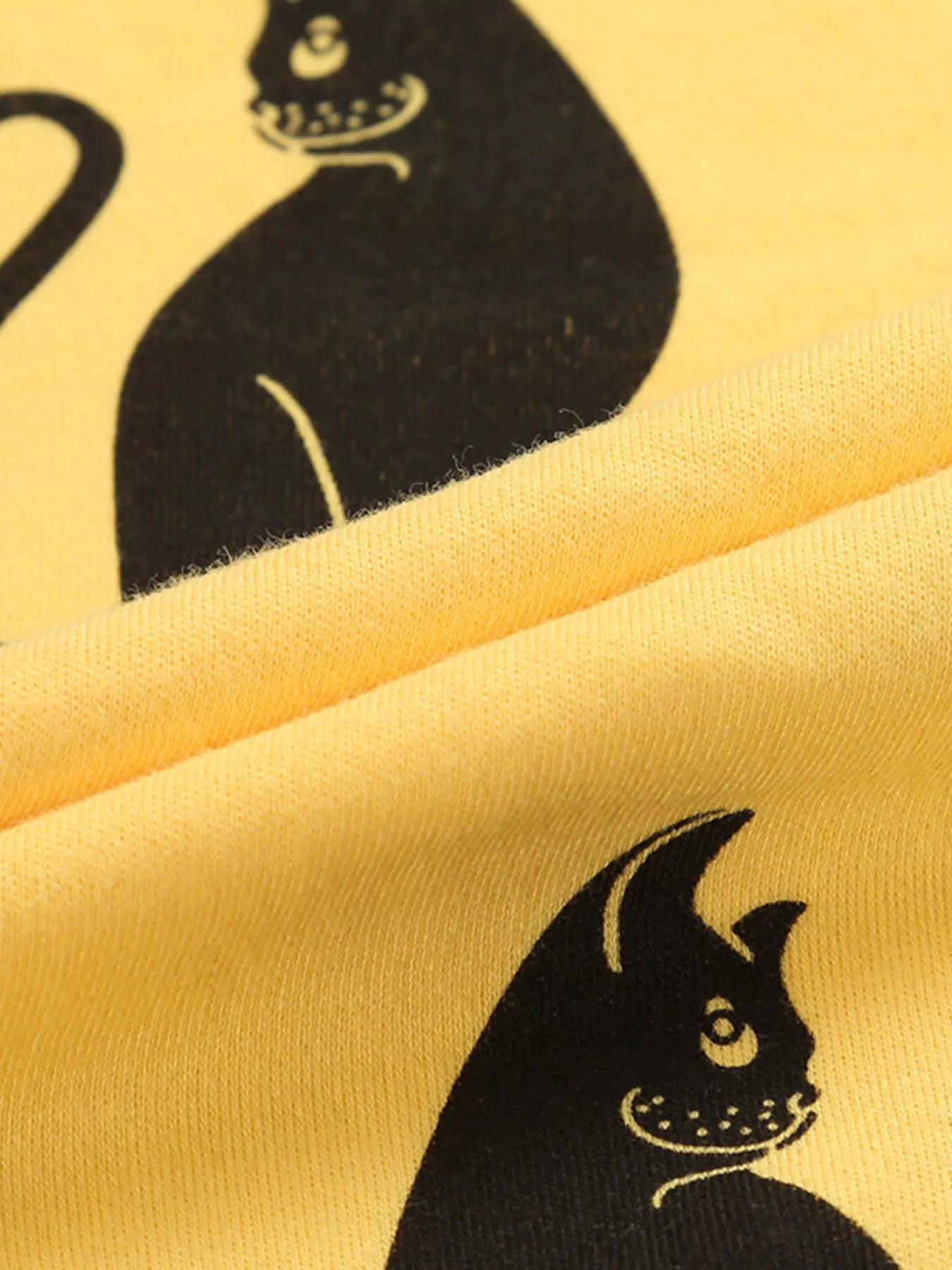 Children's Cute Cat Print Long Sleeve Top and Pants Set - Farnelli