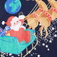 Children's Christmas Santa Sleigh Graphic Long Sleeve T-Shirt - Farnelli
