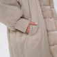 Genuine Polar Fox Boucle Down Coat