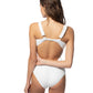 TEXTURED SOLID ONE PIECE SWIMSUIT