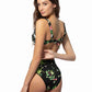 FLORAL UNDERWIRE TIE WAIST BIKINI SET