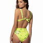 FLORAL UNDERWIRE TIE WAIST BIKINI SET