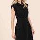 Mittoshop Cargo Pocket Half Button Mini Dress - Farnelli