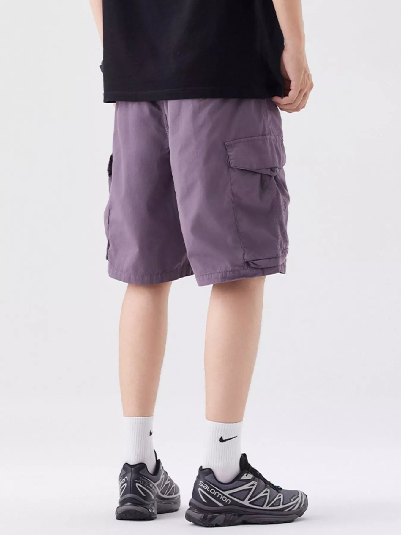 Men's Full Size Drawstring Cargo Shorts Plus Size - Farnelli