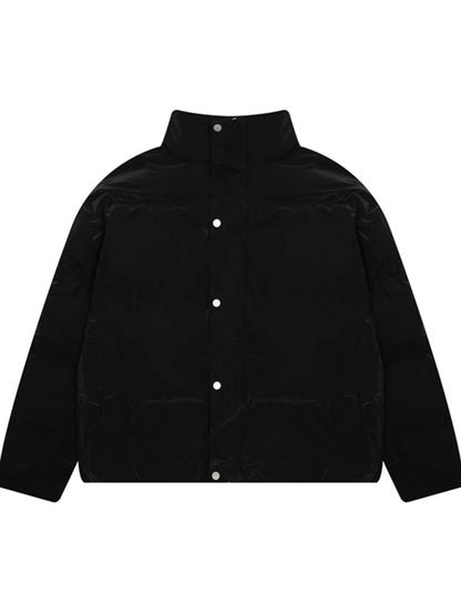 Men's Full Size Quilted Long Sleeve Puffer Jacket Plus Size - Farnelli