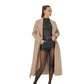 Arden Classic Wraparound Overcoat in Latte