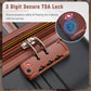HouseOfZazla 4-piece hardshell luggage set with TSA locks in multiple colors