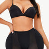 Full Size Scalloped Lace Trim Pull-On Shaping Shorts - Black