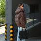 Dark Chocolate Insulated Bio-Down Jacket