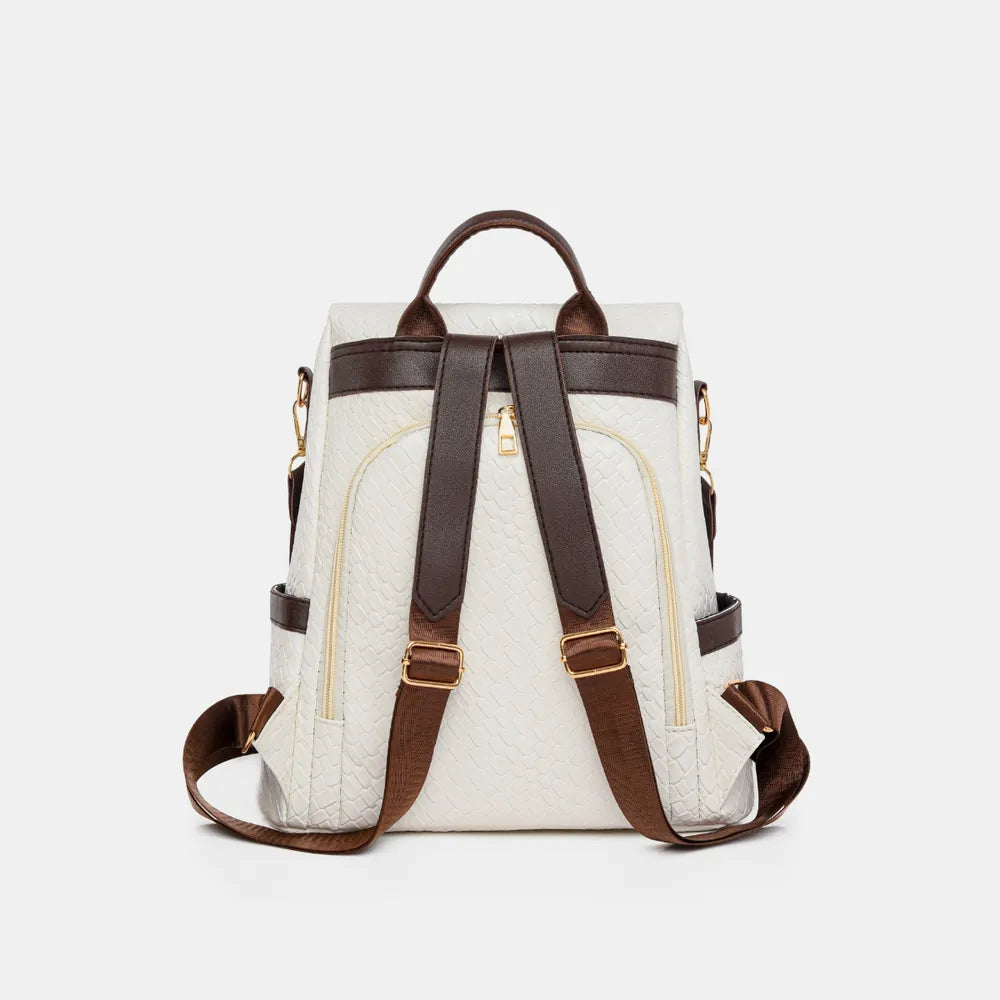 PU Leather Backpack Bag - Farnelli