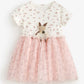 Children's Bunny Applique Tulle Dress - Farnelli