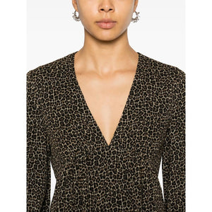 Saint Laurent Brown Dresses - Day Dresses Women