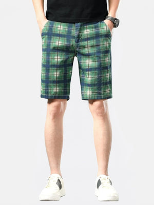 Men's Plaid Casual Shorts - Farnelli