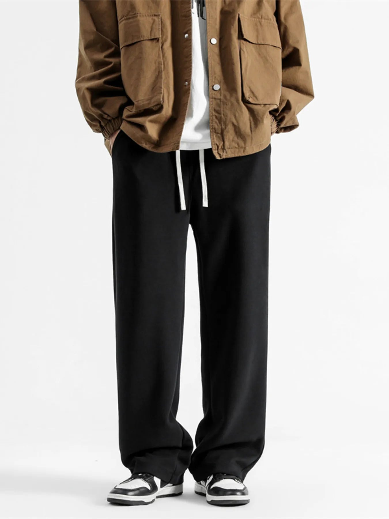 Men's Full Size Casual Loose-Fit Drawstring Sweatpants Plus Size - Farnelli