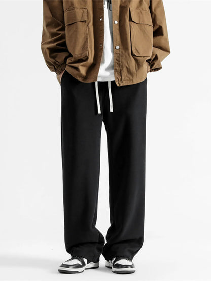 Men's Full Size Casual Loose-Fit Drawstring Sweatpants Plus Size - Farnelli