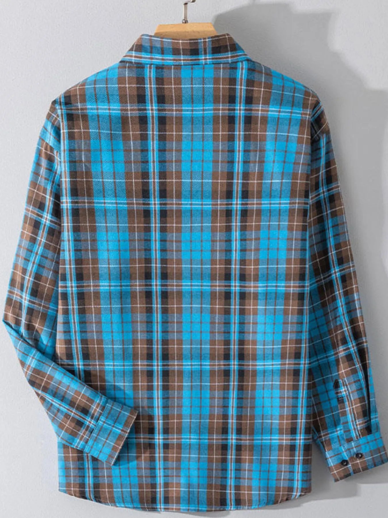Men's Plus Size Button Up Long Sleeve Shirt - Farnelli