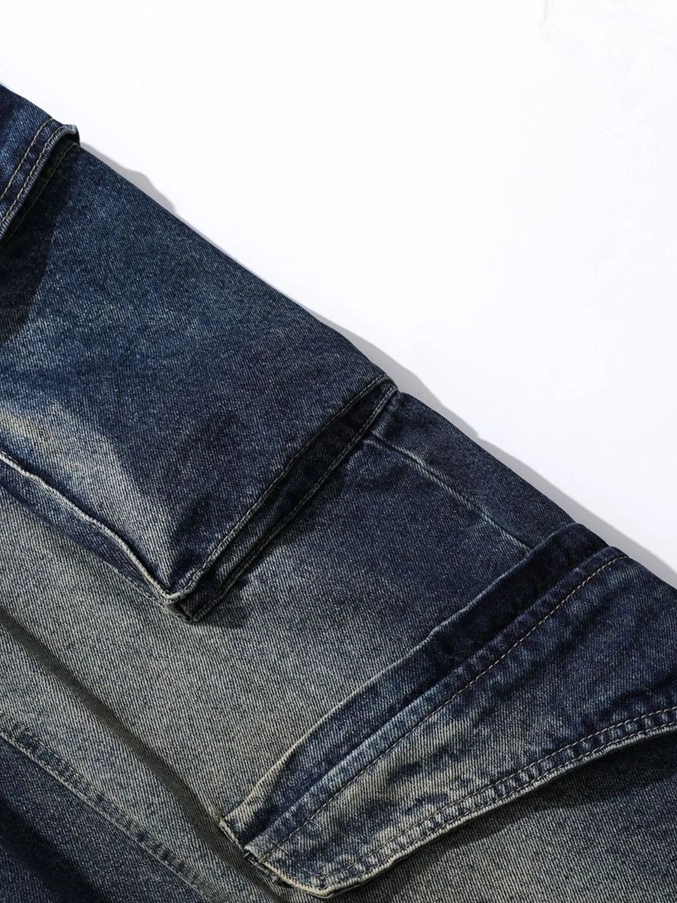 Men's Wide Leg Cargo Jeans - Farnelli