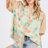 SAGE+FIG Button Down Bubble Sleeves Shirt - Light Green