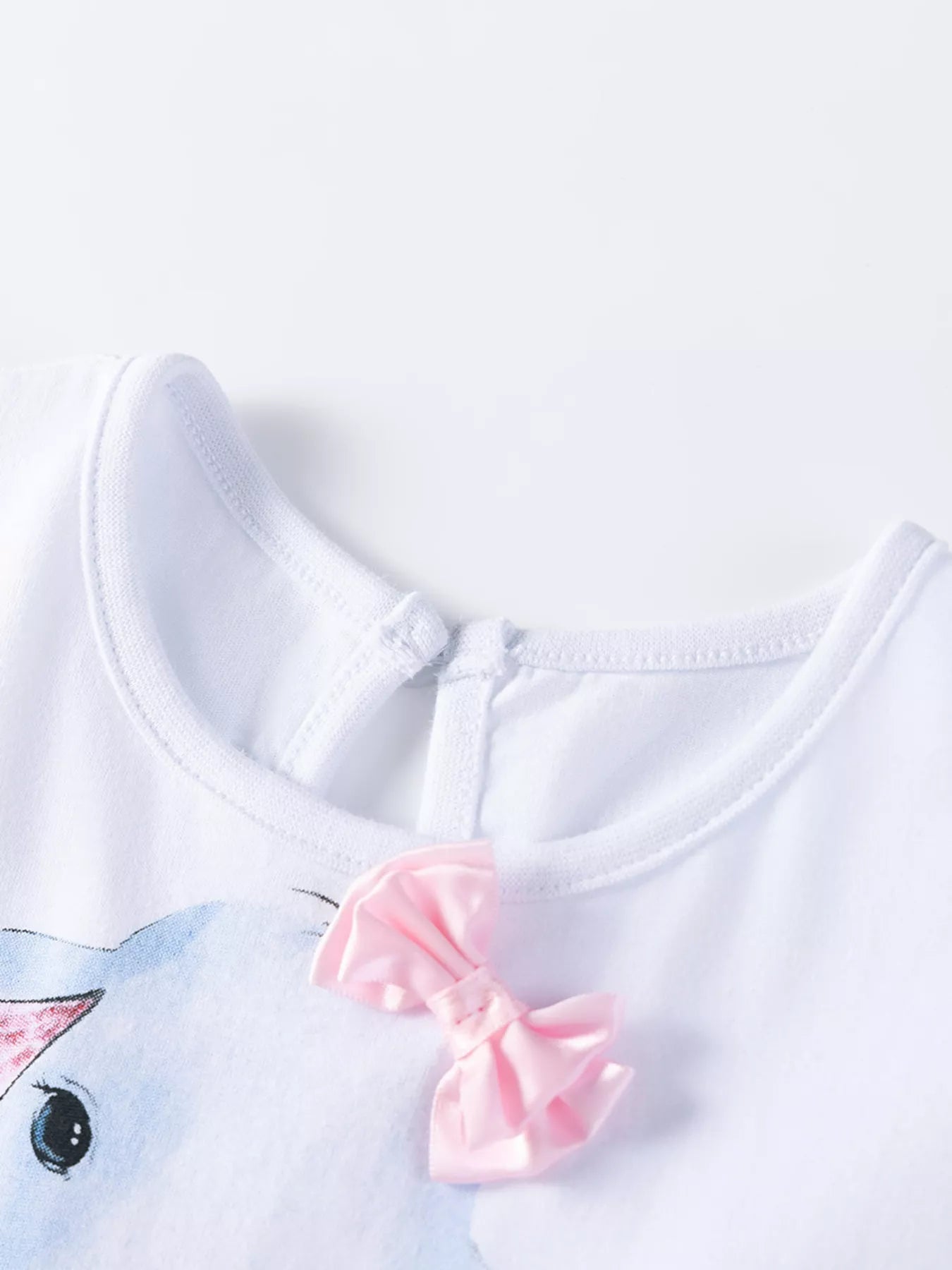 Children's Elephant Polka Dot Ruffle Hem Dress - Farnelli