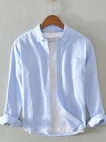 Men's Plus Size Button Up Long Sleeve Shirt - Farnelli