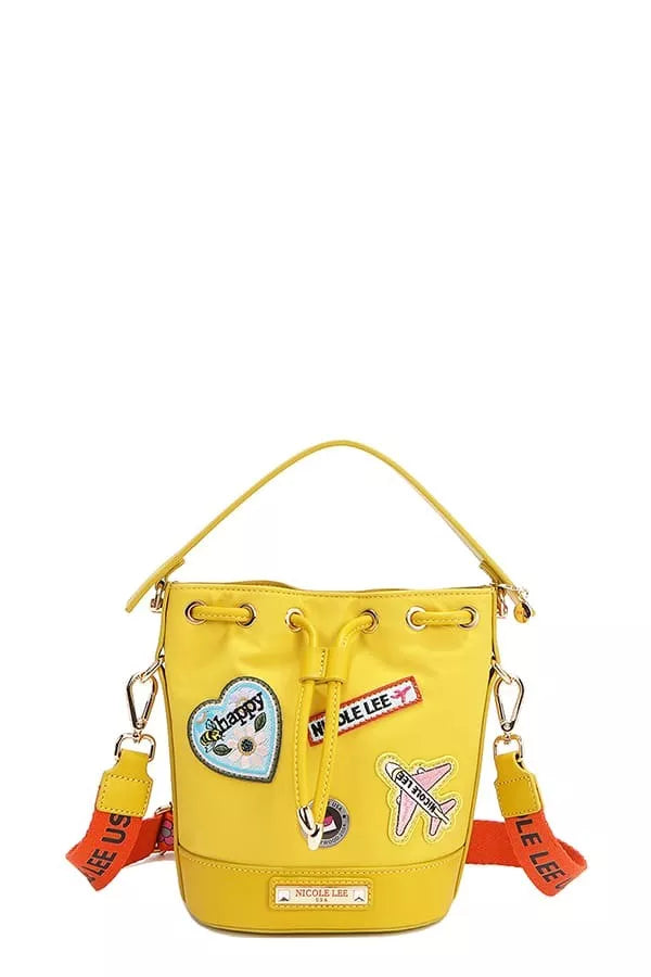 Nicole Lee USA Color Patch Bucket Bag - Farnelli