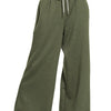 Zenana Scuba Drawstring Pants - DK OLIVE