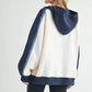 Aemi + Co Color Block Kangaroo Pocketed Hoodie - Farnelli
