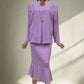 CLEARANCE - Hosanna 5558 Modest 3-Piece Outfit Set Ankle Length (Size L)