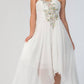 CLEARANCE - High Low Strapless A Line Ruched Bodice Prom Dress (Size 2XL)