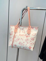 Graffiti Print Casual Tote Bag - Farnelli